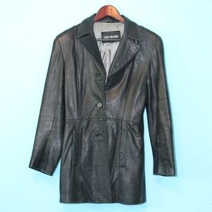 Ladies Black Leather Jacket